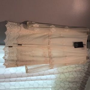Off shoulder dress brand new w tags .